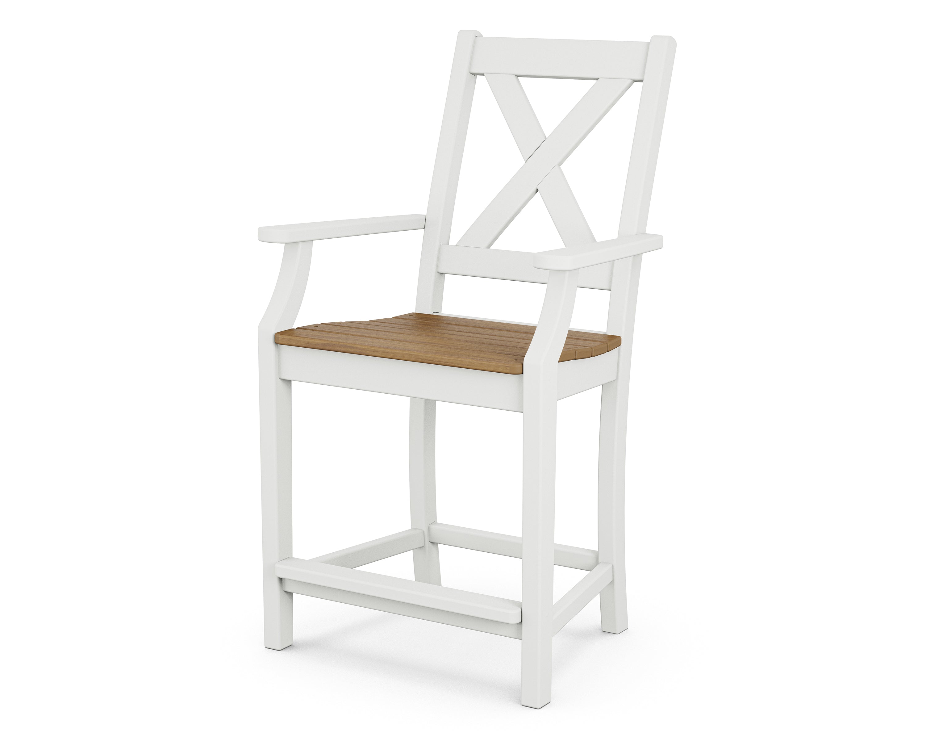 POLYWOOD Braxton Counter Arm Chair