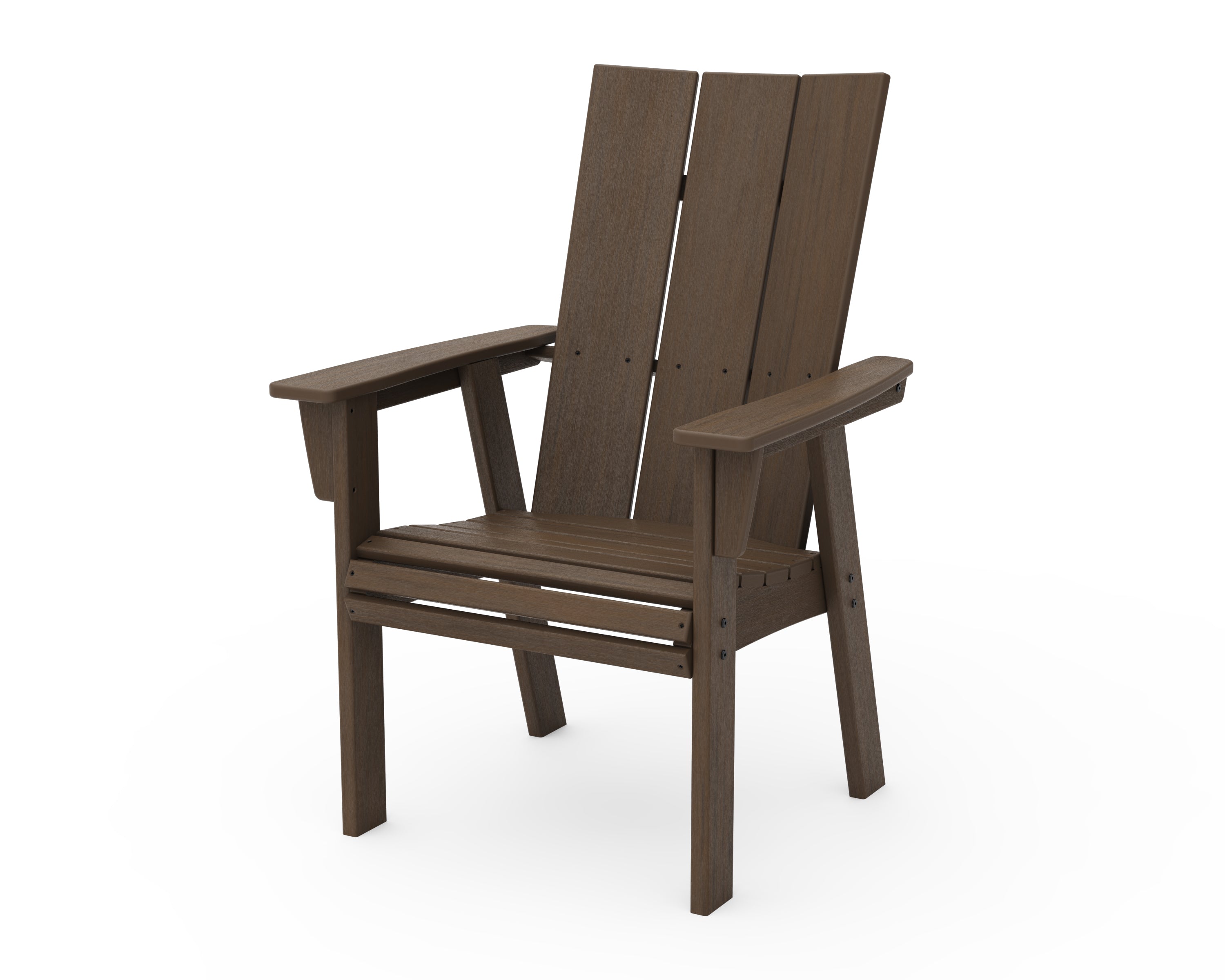 POLYWOOD Modern Curveback Adirondack Dining Chair