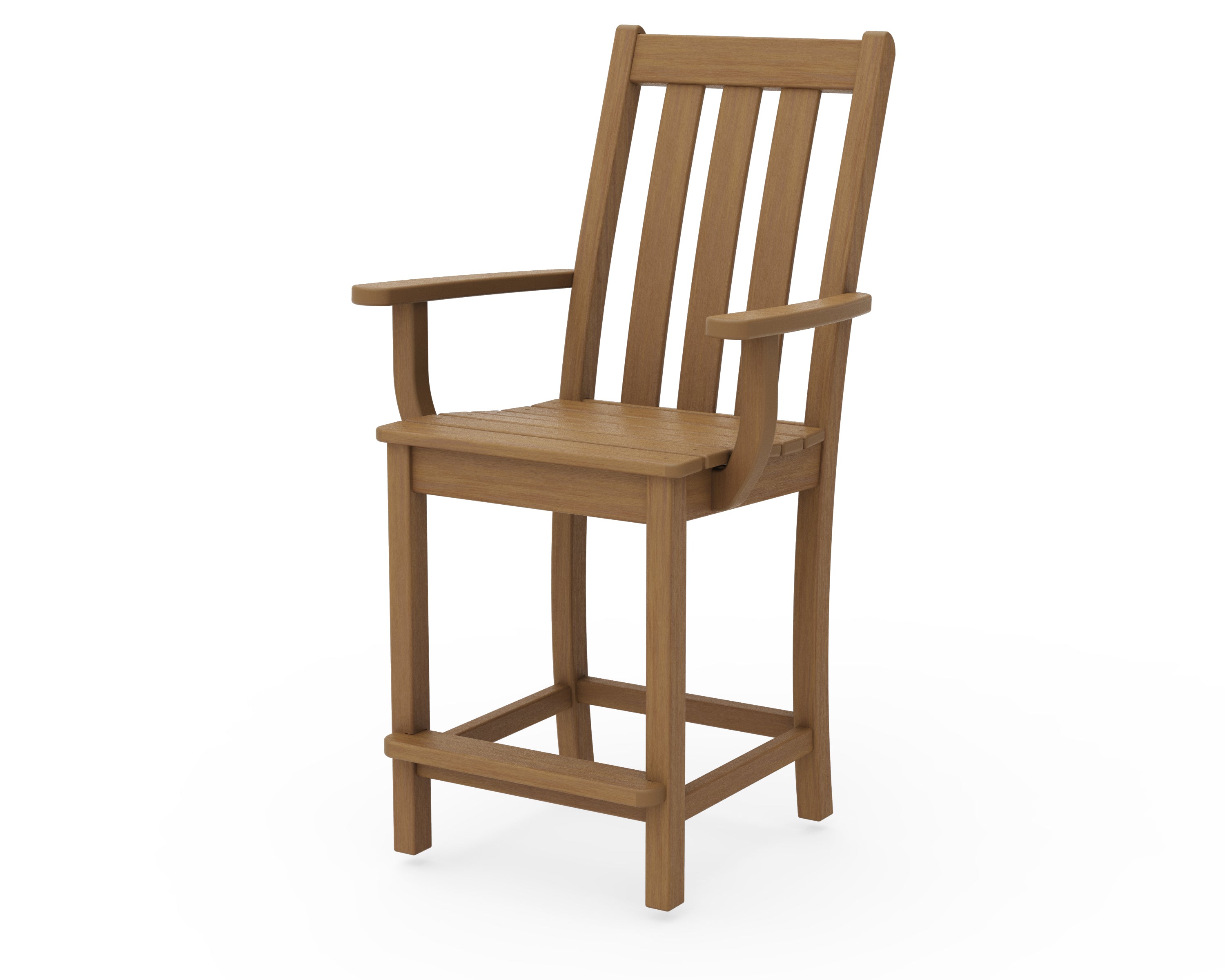 POLYWOOD Vineyard Counter Arm Chair