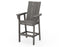 POLYWOOD Modern Curveback Adirondack Bar Chair