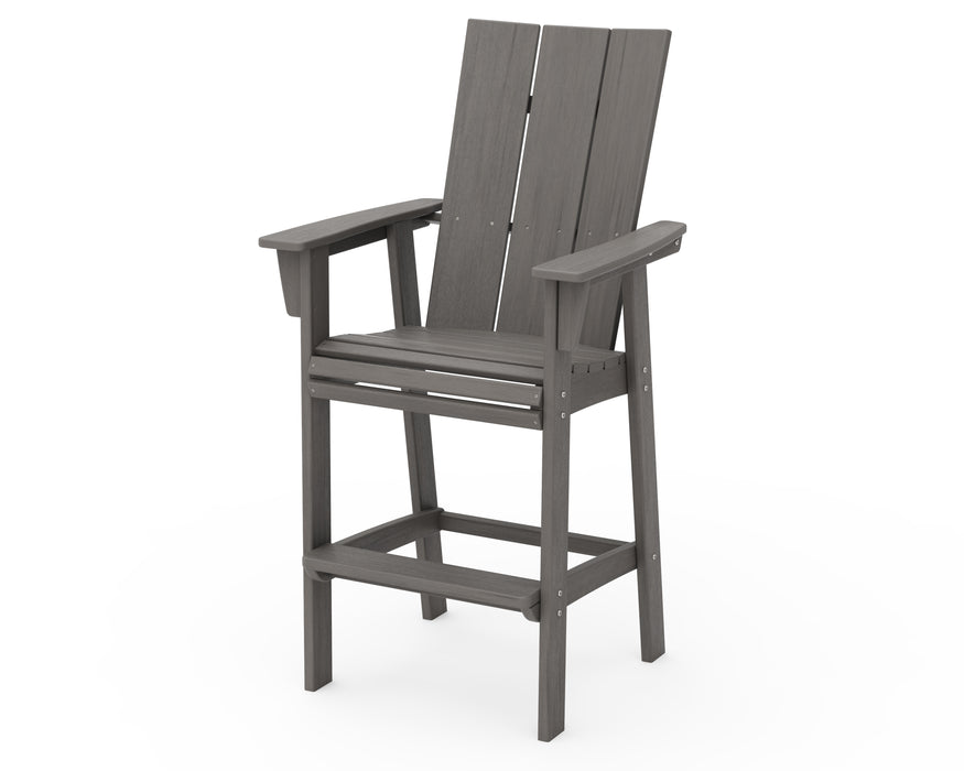 POLYWOOD Modern Curveback Adirondack Bar Chair