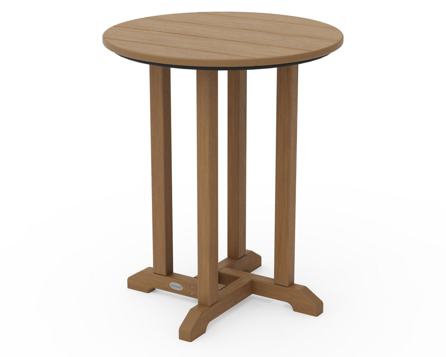 POLYWOOD 24" Round Farmhouse Bistro Table