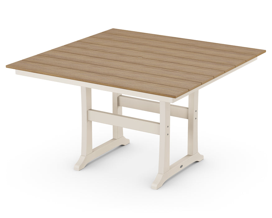 POLYWOOD Farmhouse Trestle 59" Counter Table