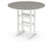 POLYWOOD Nautical Trestle 48" Round Bar Table