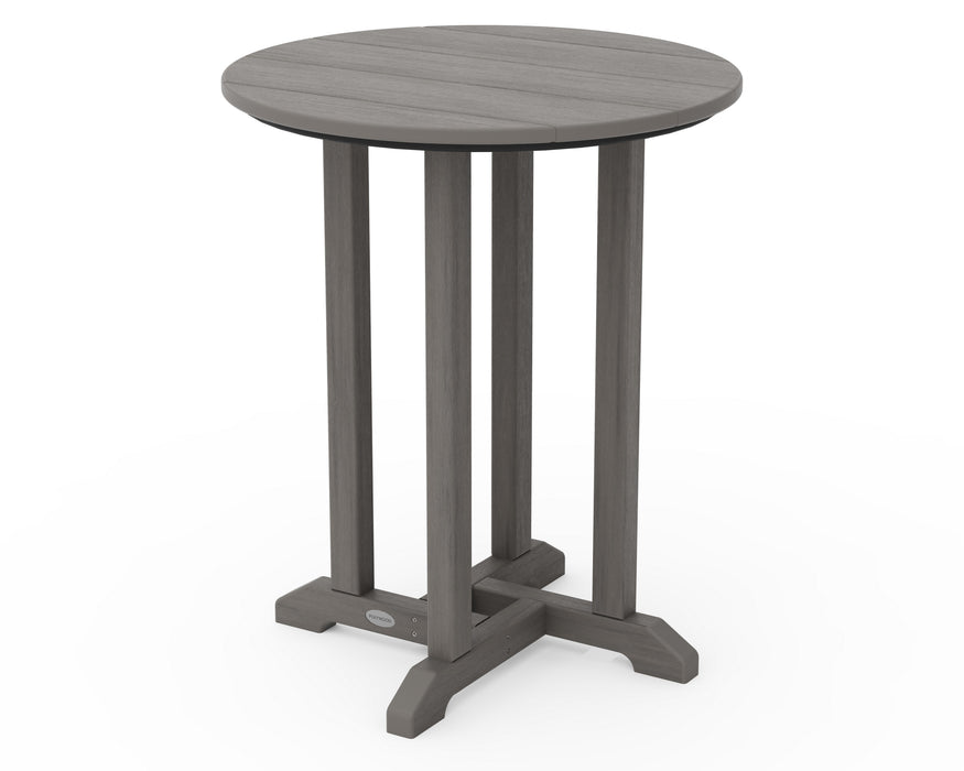 POLYWOOD 24" Round Farmhouse Bistro Table