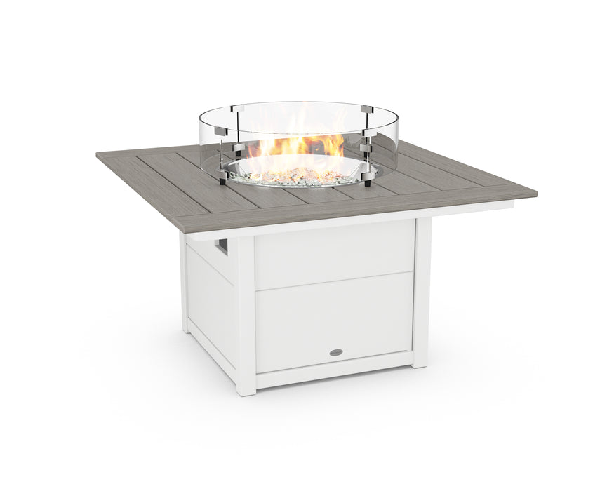 POLYWOOD Square 42" Fire Pit Table