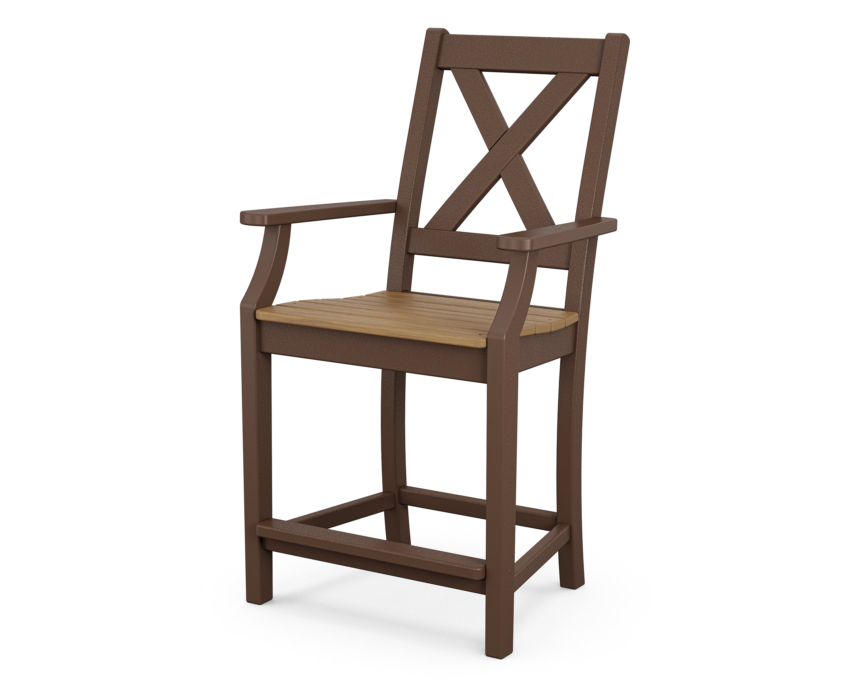POLYWOOD Braxton Counter Arm Chair