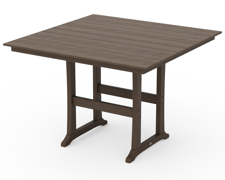 POLYWOOD Farmhouse Trestle 59" Bar Table