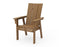 POLYWOOD Modern Curveback Adirondack Dining Chair
