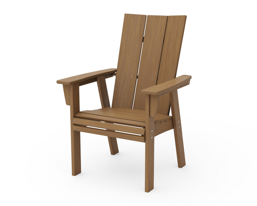POLYWOOD Modern Curveback Adirondack Dining Chair