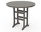 POLYWOOD Nautical Trestle 48" Round Bar Table