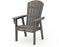 POLYWOOD Nautical Curveback Adirondack Dining Chair