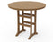 POLYWOOD Nautical Trestle 48" Round Bar Table