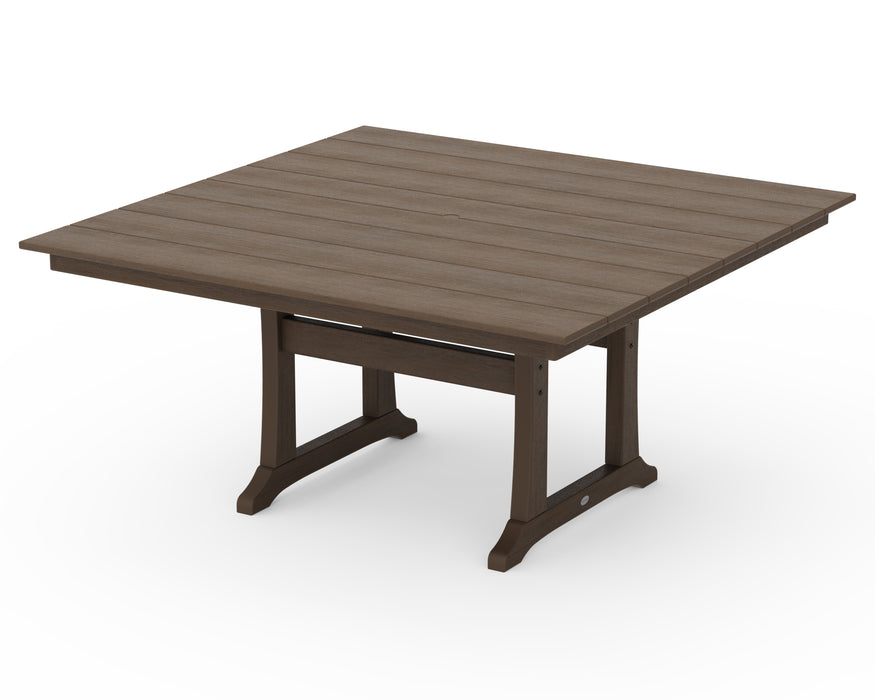 POLYWOOD Farmhouse Trestle 59" Dining Table