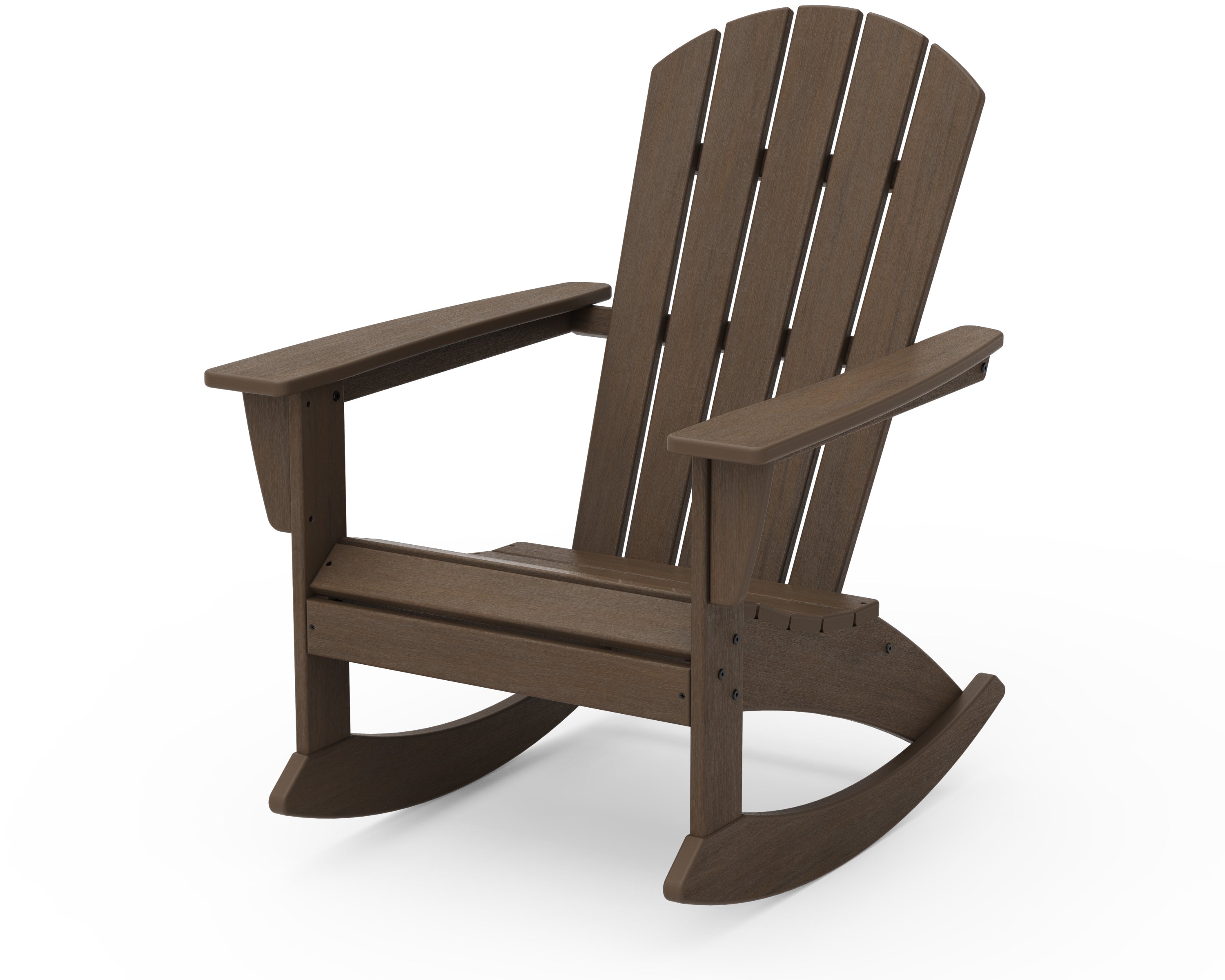 POLYWOOD Nautical Adirondack Rocking Chair