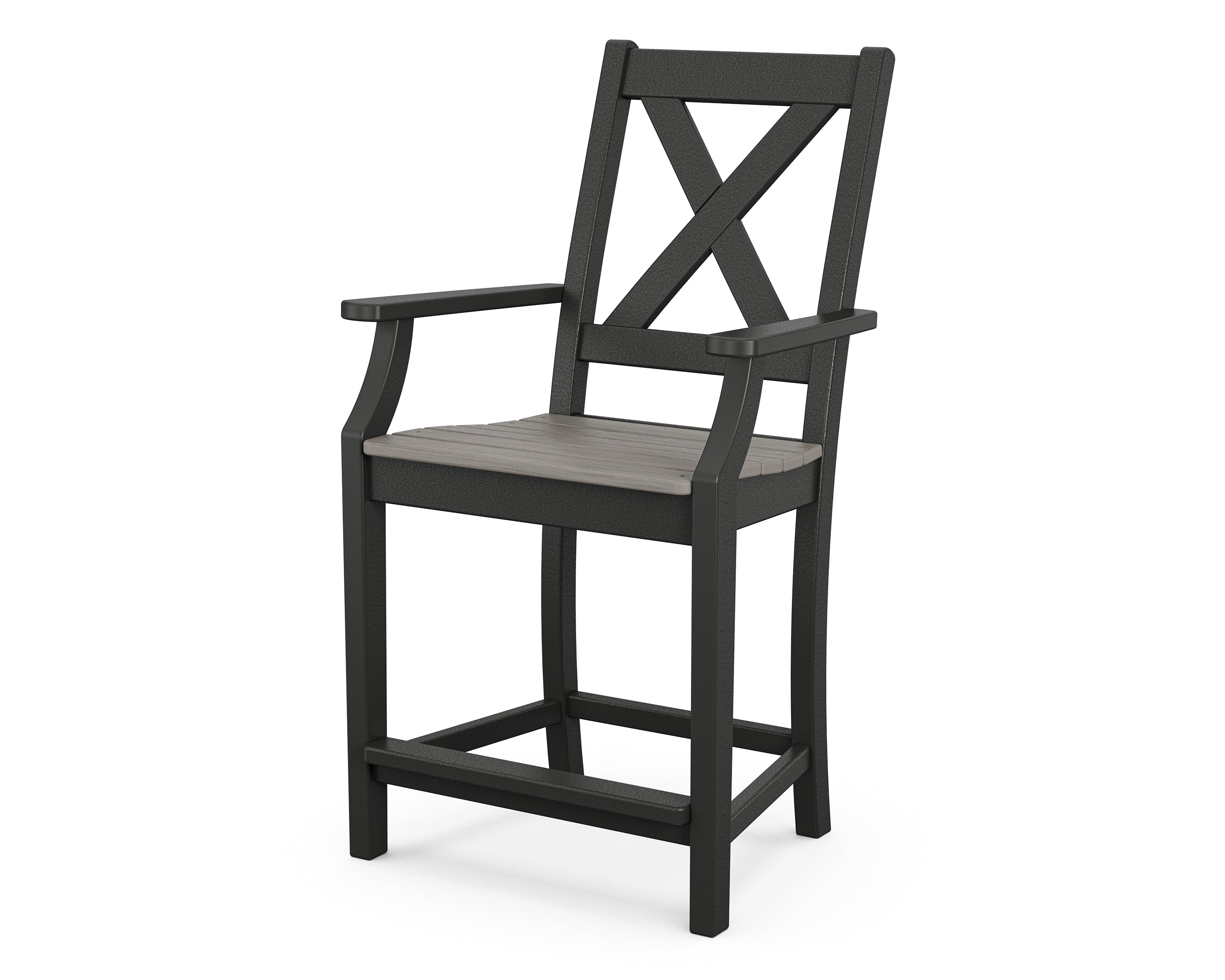 POLYWOOD Braxton Counter Arm Chair