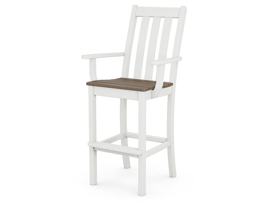 POLYWOOD Vineyard Bar Arm Chair