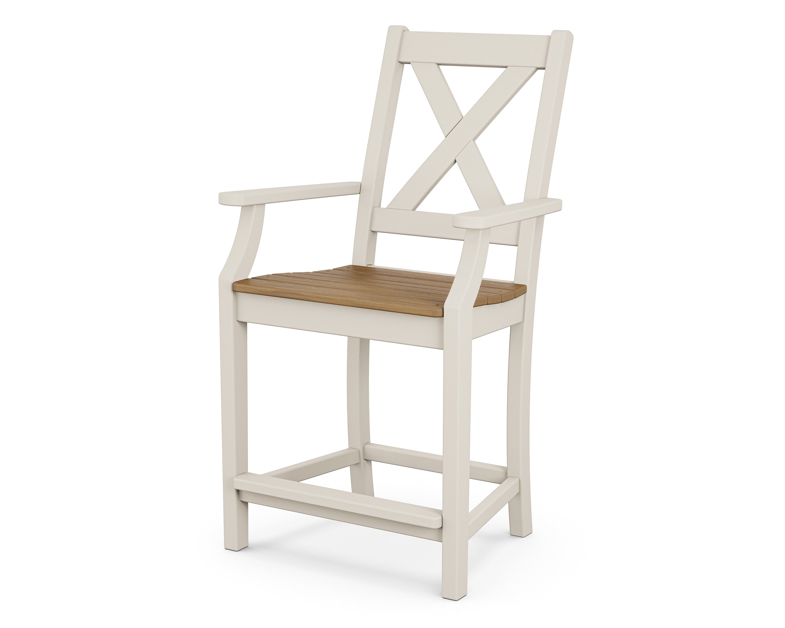 POLYWOOD Braxton Counter Arm Chair