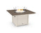 POLYWOOD Square 42" Fire Pit Table