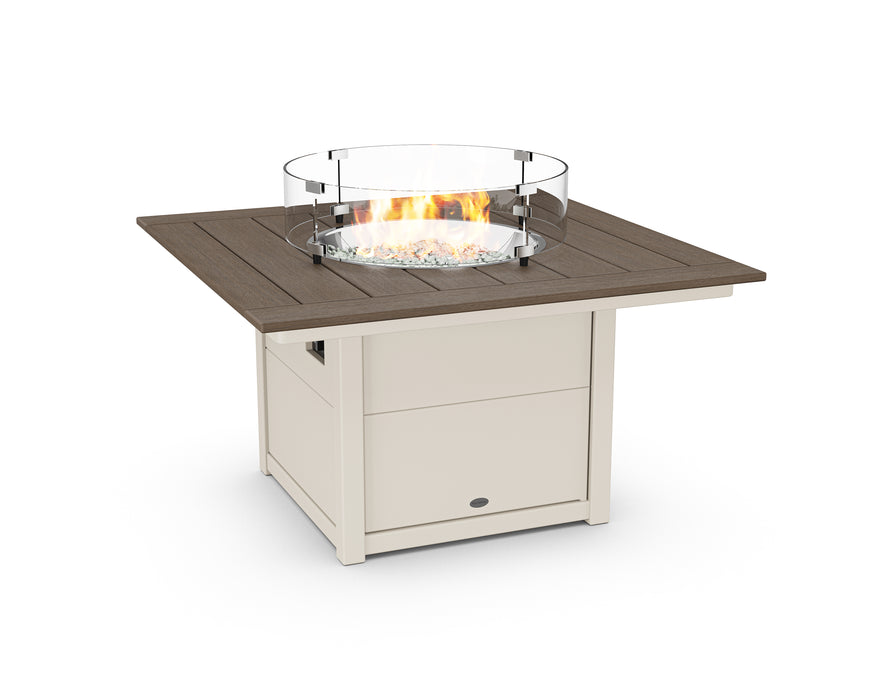 POLYWOOD Square 42" Fire Pit Table