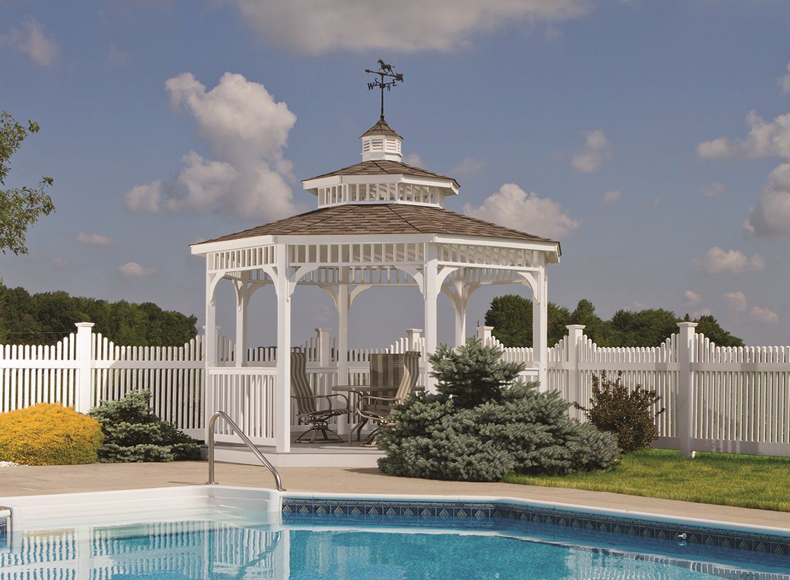 Vinyl Octagon Gazebo
