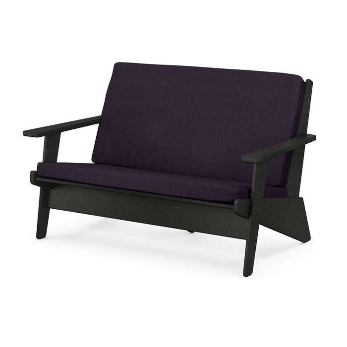POLYWOOD Riviera Modern Lounge Loveseat