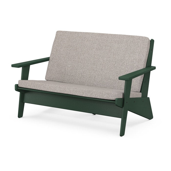 POLYWOOD Riviera Modern Lounge Loveseat