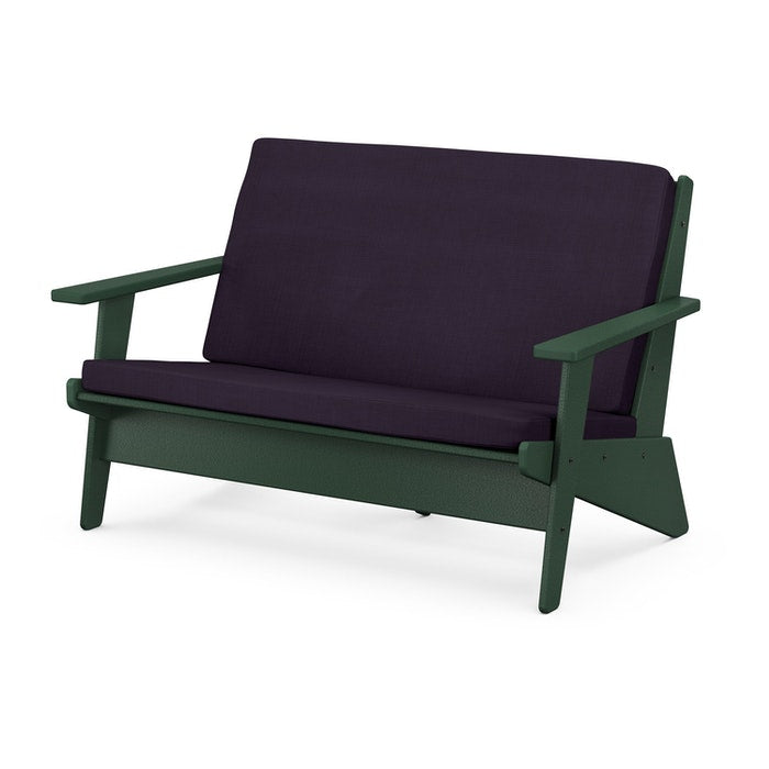 POLYWOOD Riviera Modern Lounge Loveseat