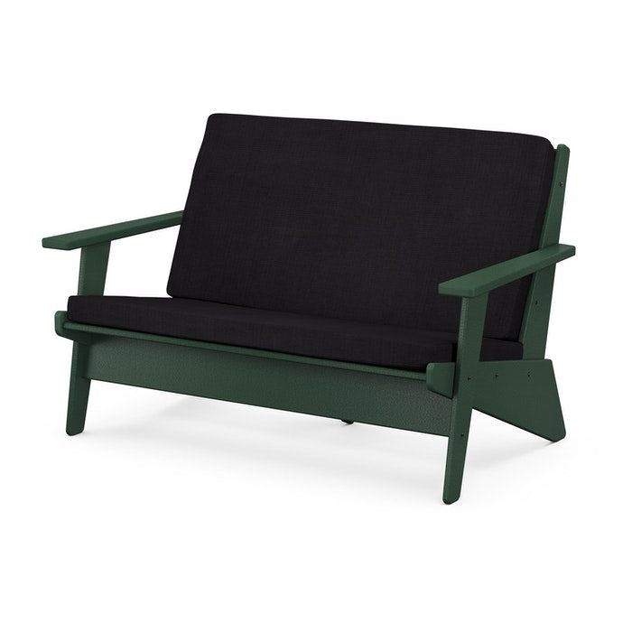POLYWOOD Riviera Modern Lounge Loveseat