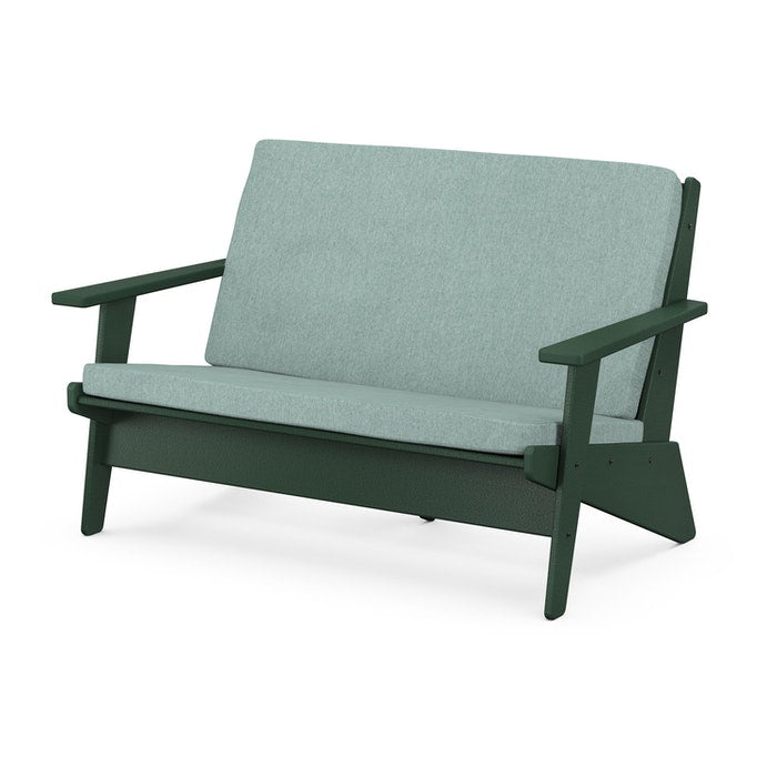 POLYWOOD Riviera Modern Lounge Loveseat
