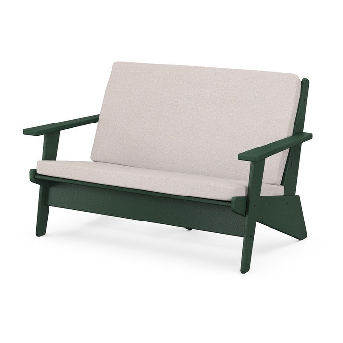 POLYWOOD Riviera Modern Lounge Loveseat