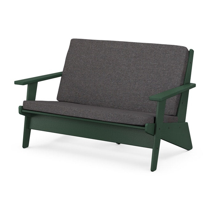 POLYWOOD Riviera Modern Lounge Loveseat