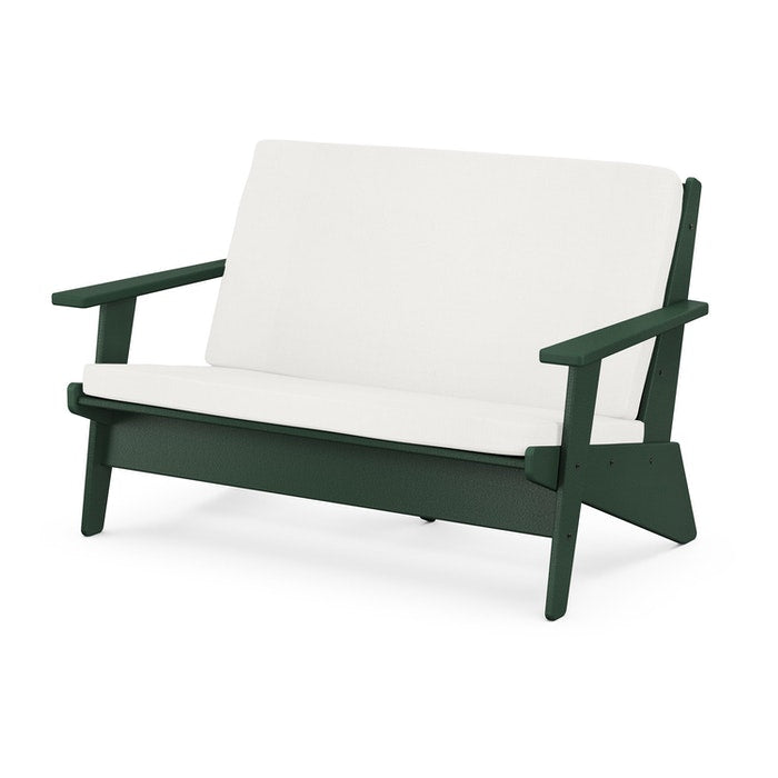 POLYWOOD Riviera Modern Lounge Loveseat