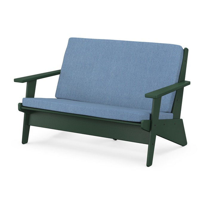 POLYWOOD Riviera Modern Lounge Loveseat