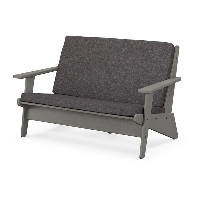 POLYWOOD Riviera Modern Lounge Loveseat