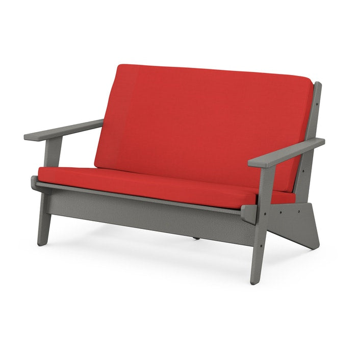 POLYWOOD Riviera Modern Lounge Loveseat