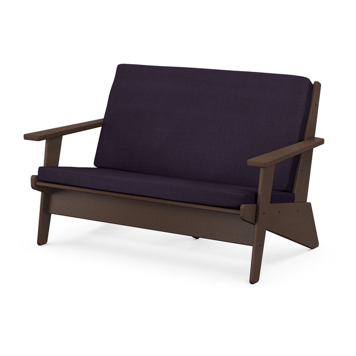POLYWOOD Riviera Modern Lounge Loveseat