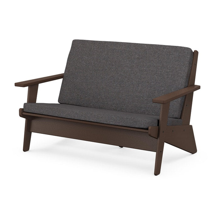 POLYWOOD Riviera Modern Lounge Loveseat