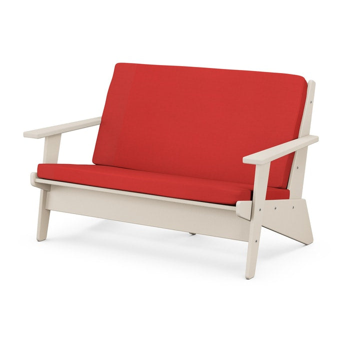 POLYWOOD Riviera Modern Lounge Loveseat