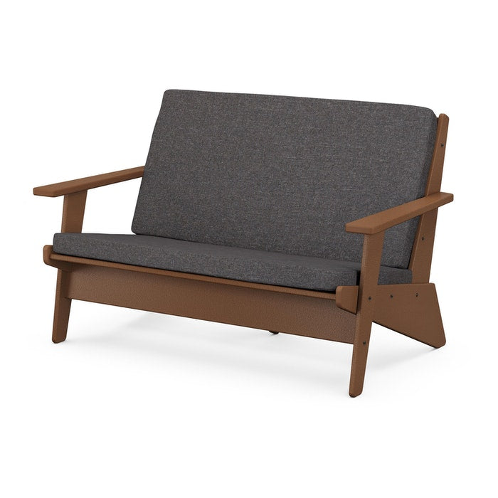 POLYWOOD Riviera Modern Lounge Loveseat