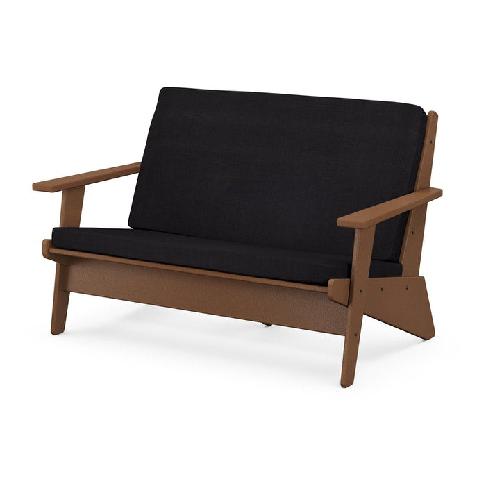 POLYWOOD Riviera Modern Lounge Loveseat