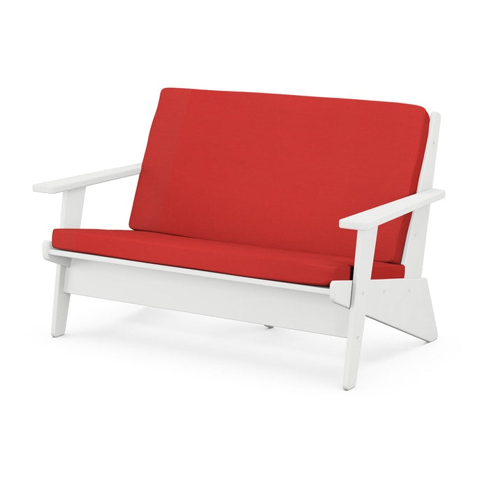 POLYWOOD Riviera Modern Lounge Loveseat