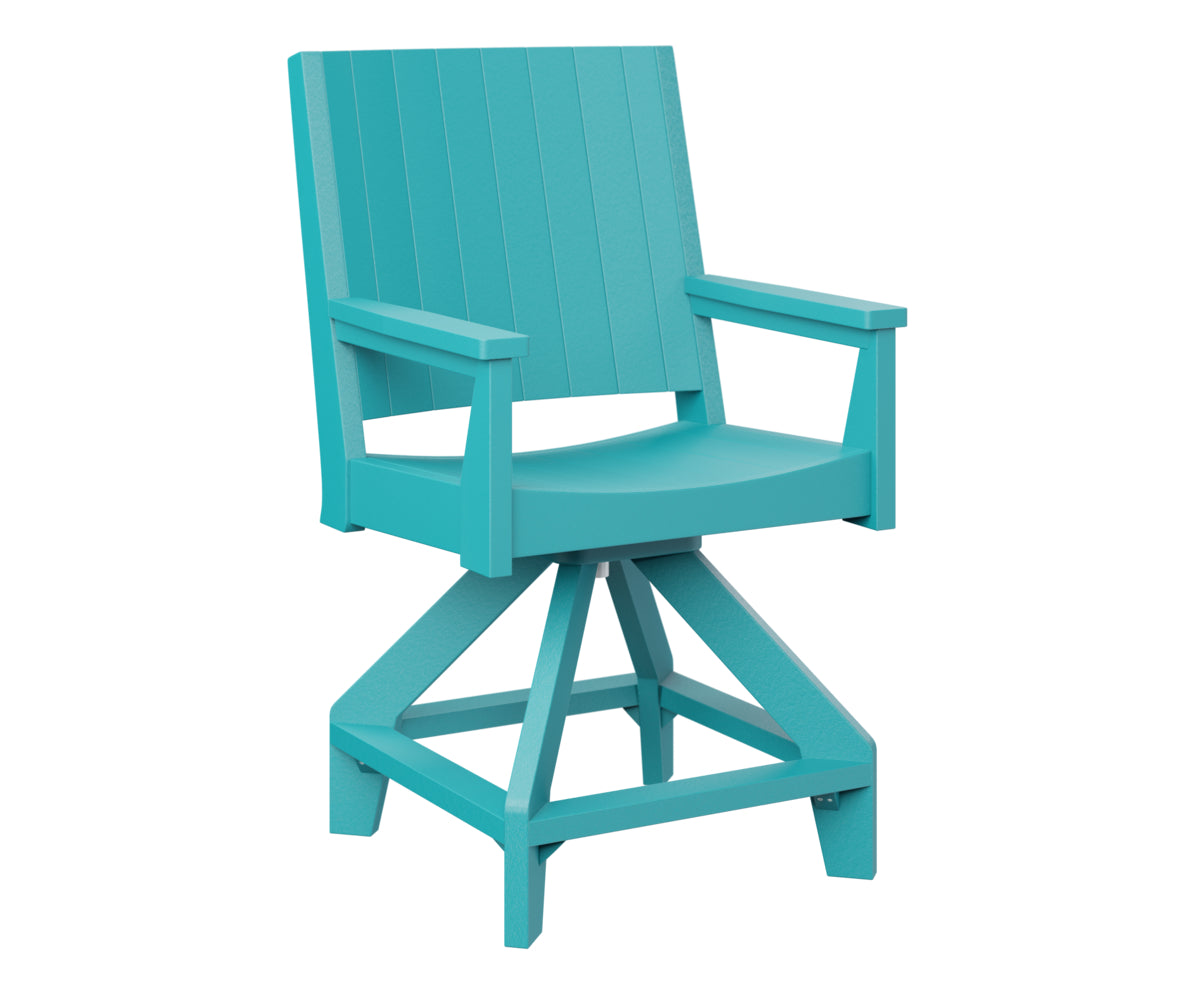 Berlin Gardens Mayhew Chat Swivel Counter Chair