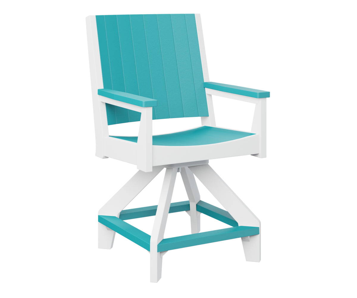 Berlin Gardens Mayhew Chat Swivel Counter Chair