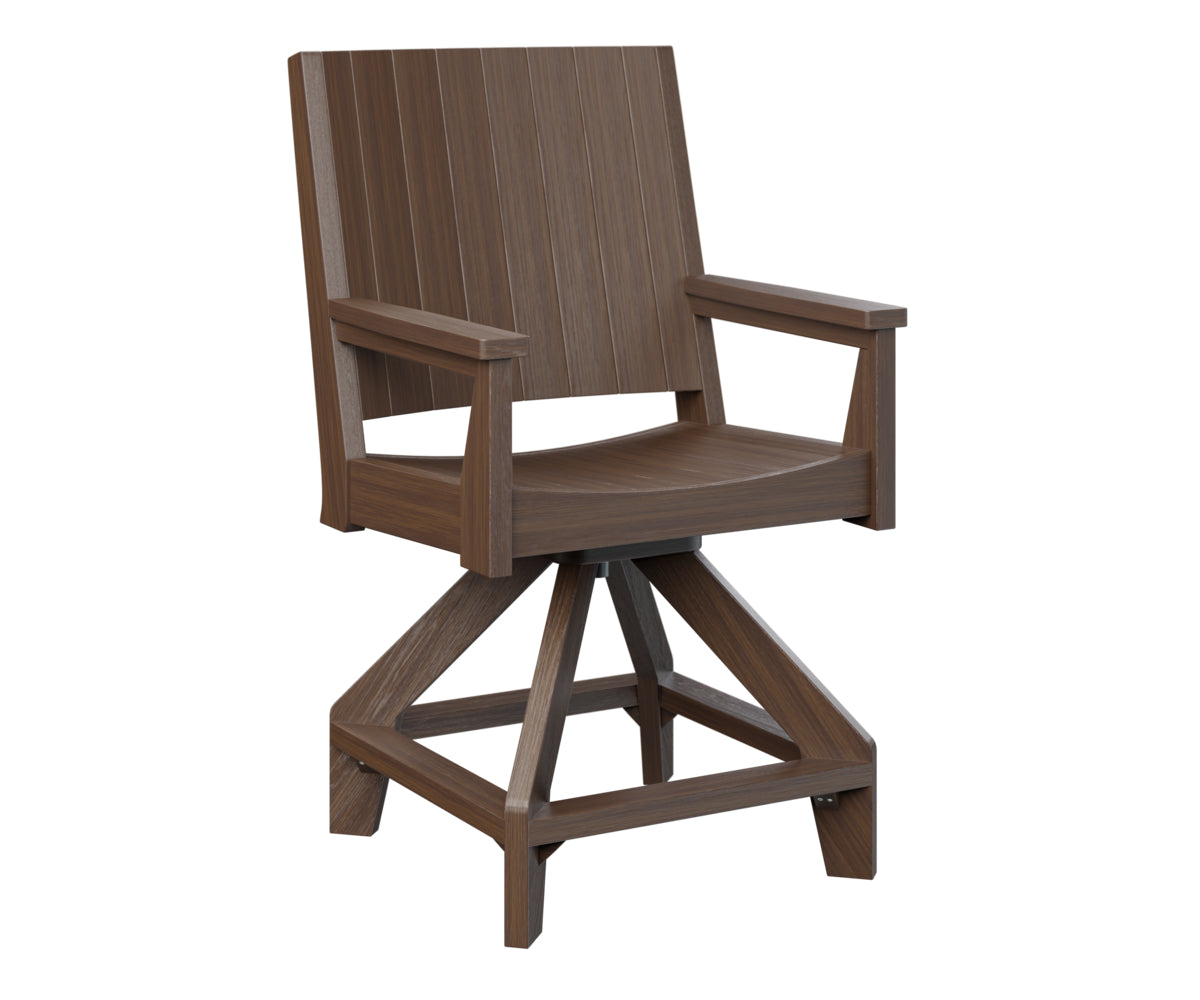 Berlin Gardens Mayhew Chat Swivel Counter Chair