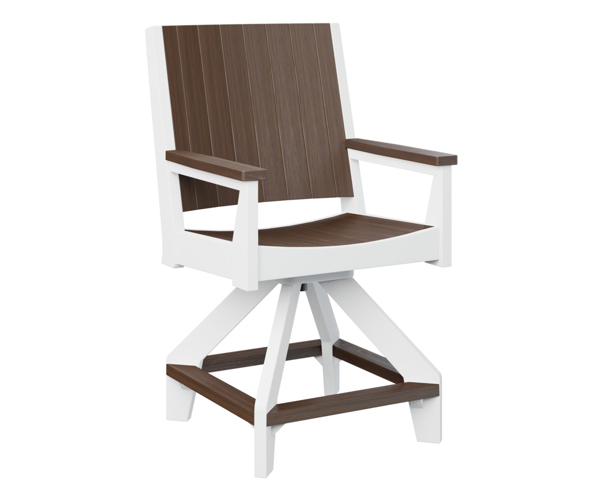 Berlin Gardens Mayhew Chat Swivel Counter Chair