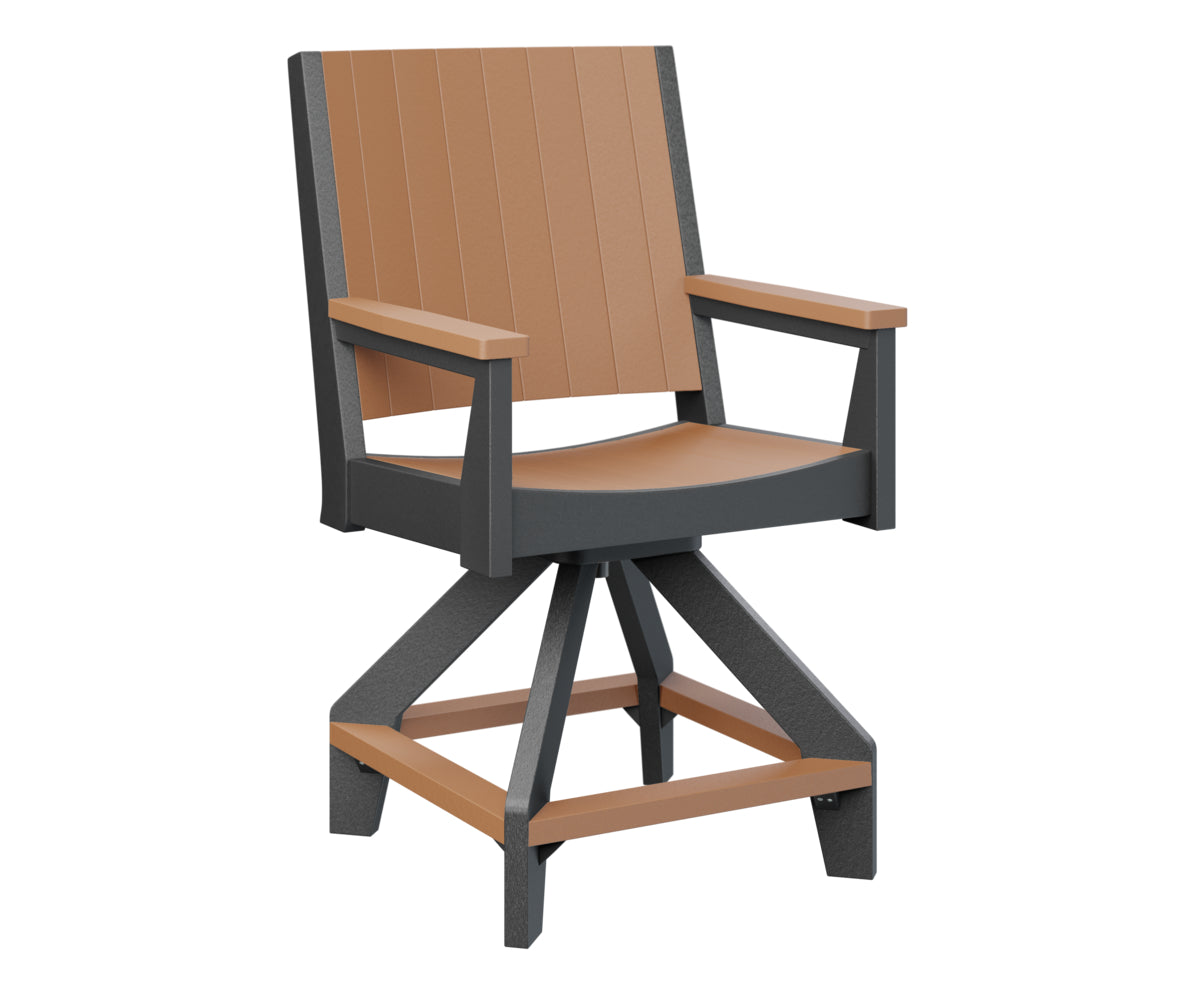 Berlin Gardens Mayhew Chat Swivel Counter Chair