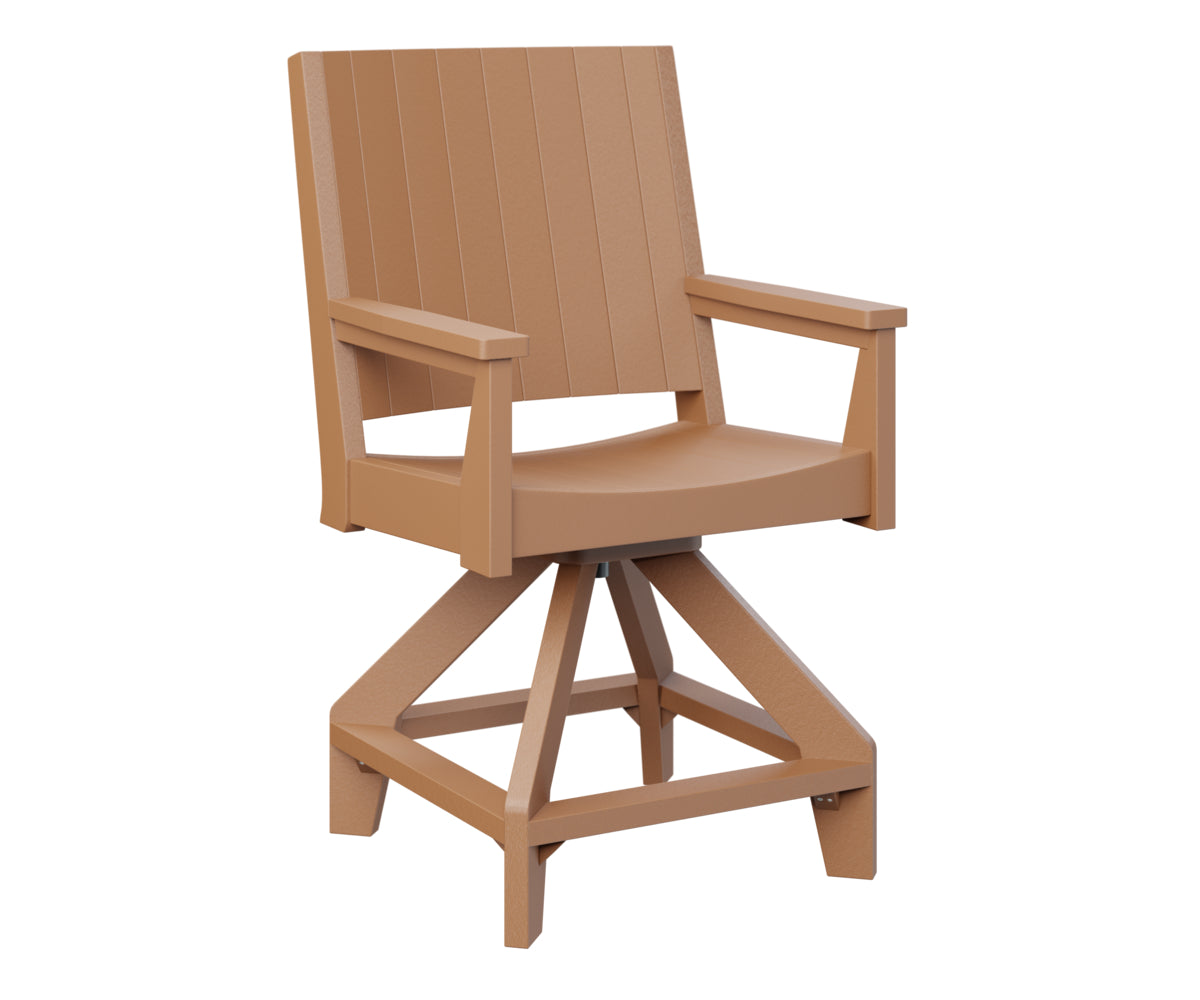Berlin Gardens Mayhew Chat Swivel Counter Chair
