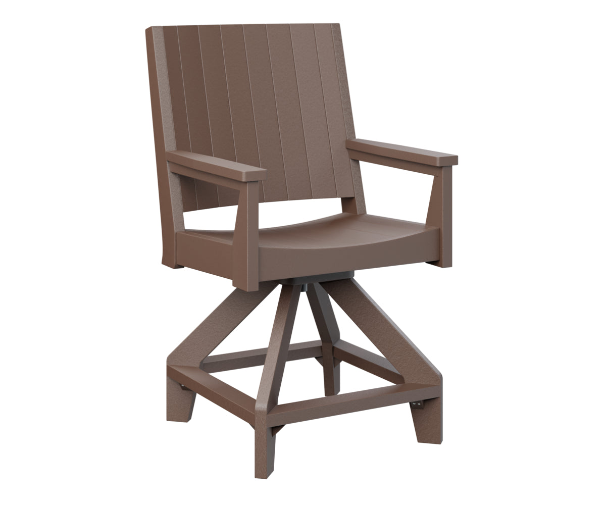 Berlin Gardens Mayhew Chat Swivel Counter Chair