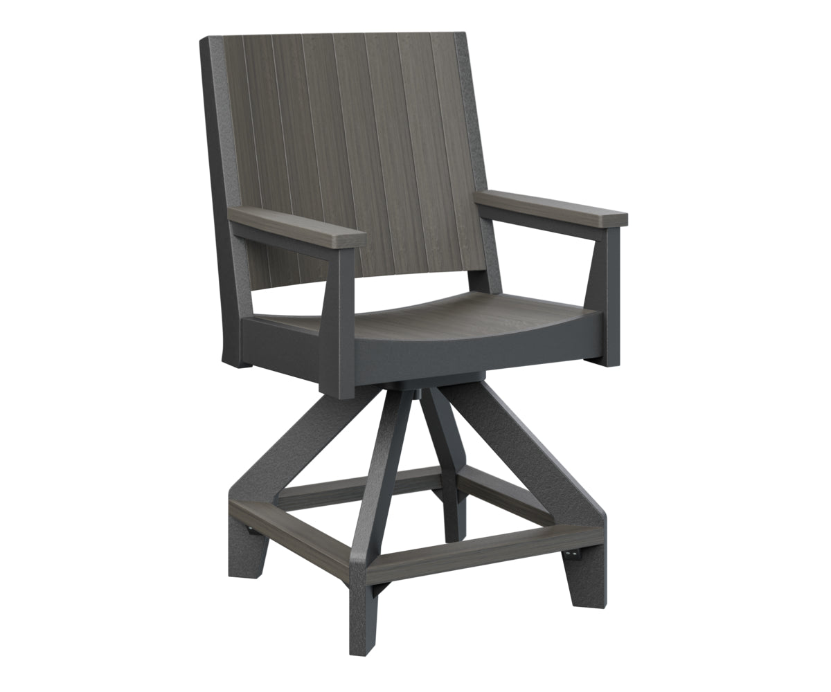 Berlin Gardens Mayhew Chat Swivel Counter Chair
